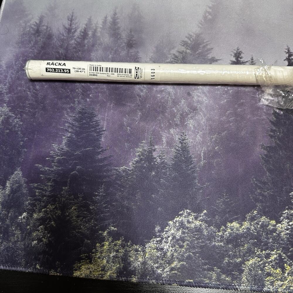 IKEA RACKA White Adjustable Curtain Rod 28-47in 70-120cm NEW‎ 702.213.95
